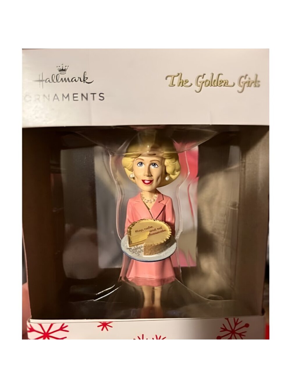 The Golden Girls Rose Nylund Christmas Ornament